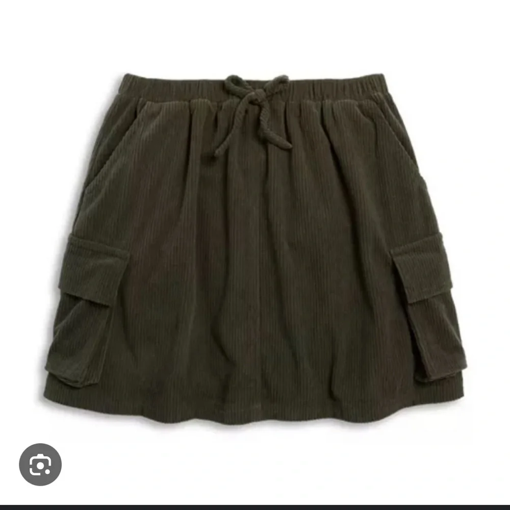NWT Aqua by Bloomingdales Girls Dark Green Cargo Mini‎ Skirt Fall Winter Warm